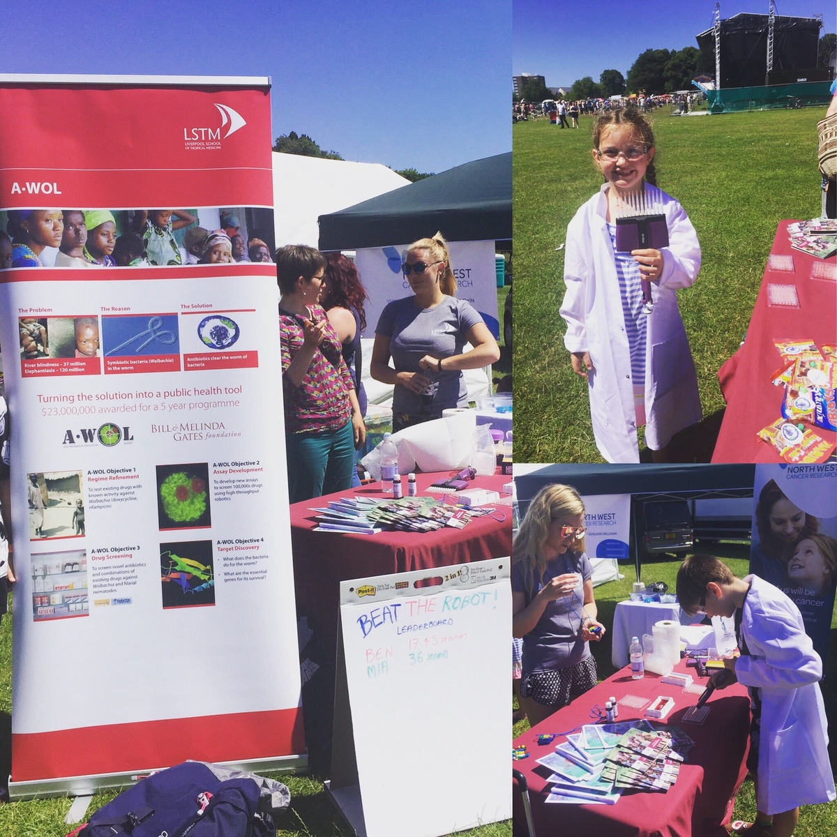 Public Engagement at Africa Oye Festival - Speed Pipette/Beat The Robot Challenge